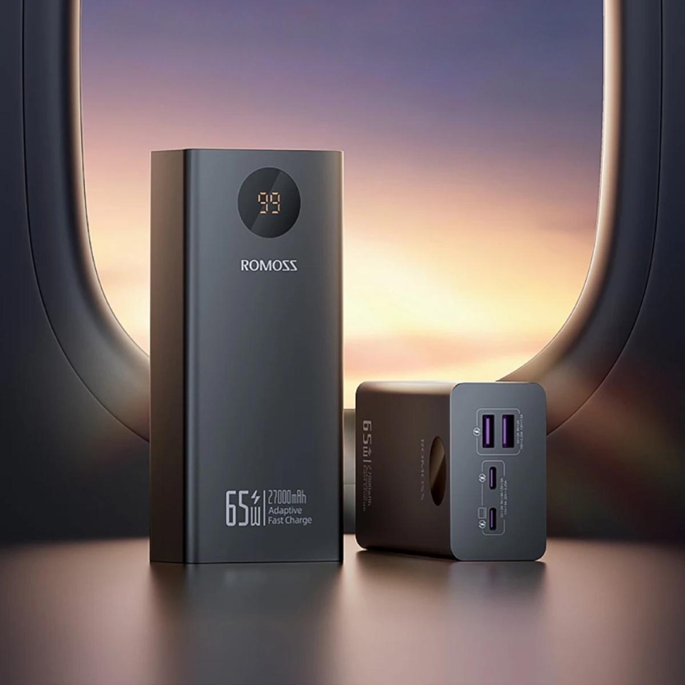 Покупка Powerbank ROMOSS PEA27S Pro 27000 mAh Black (PEA27-282-2111H)