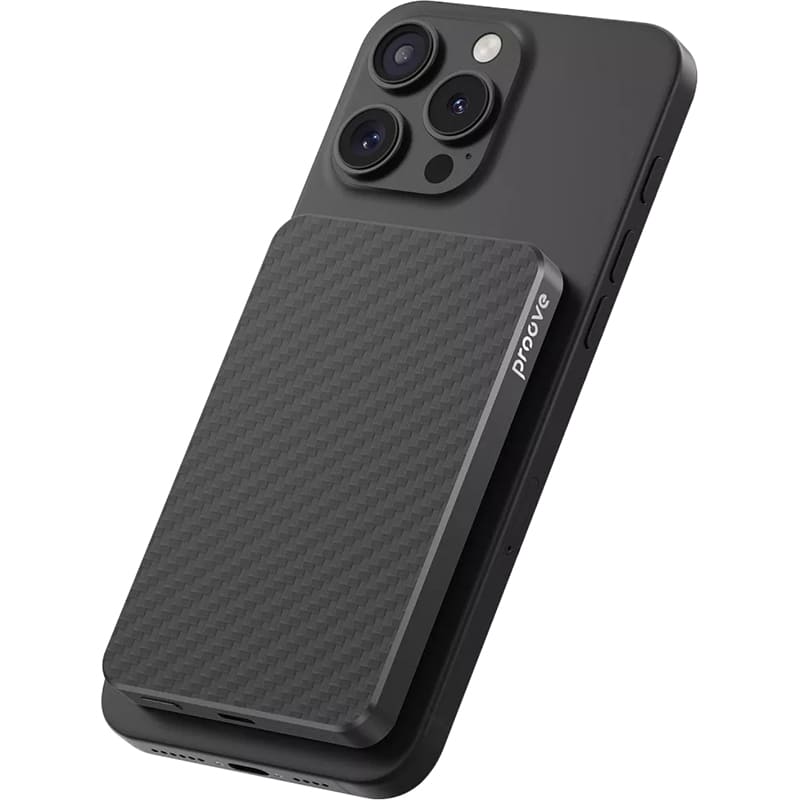 Powerbank PROOVE Carbon Slim 5000mAh 20W Black (PBCS20010001) Емкость 5000