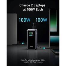 Powerbank ANKER 20000mAh 735 Prime 200W Black (714962)