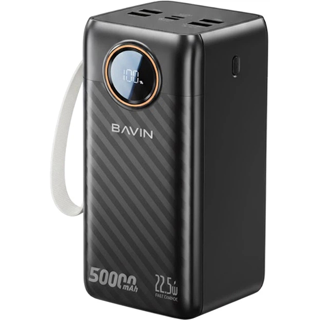 Powerbank BAVIN PC1157S 50000 mAh 22.5W Black (Y-PC1157S-BK)
