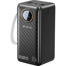 Powerbank BAVIN PC1157S 50000 mAh 22.5W Black (Y-PC1157S-BK)