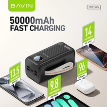 Powerbank BAVIN PC1157S 50000 mAh 22.5W Black (Y-PC1157S-BK)