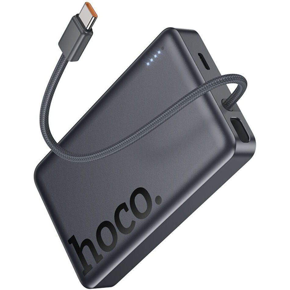 Powerbank HOCO Q44 Origen Dual PD20W Magnetic 10000mAh Metal Gray (714983) Ємність 10000