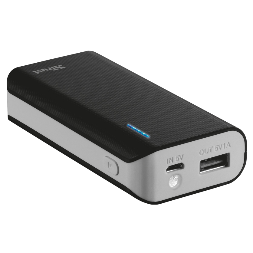 Powerbank TRUST Primo Power Bank 4400 black