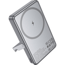 Powerbank HOCO Q36A Sunlight 10000mAh PD20W Magnetic Metal Grey (714987)
