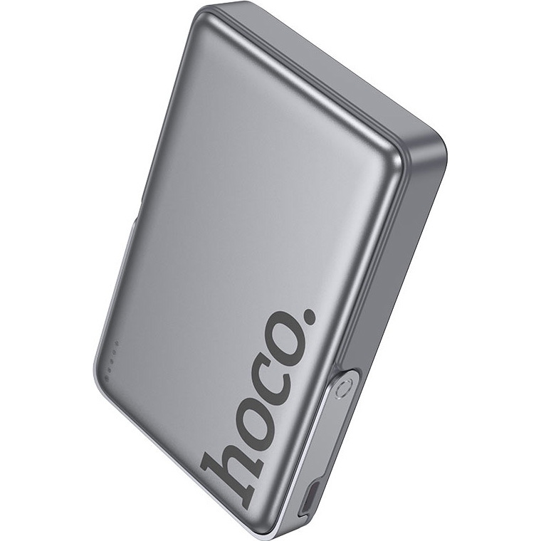 Powerbank HOCO Q36A Sunlight 10000mAh PD20W Magnetic Metal Grey (714987) Торговая марка HOCO