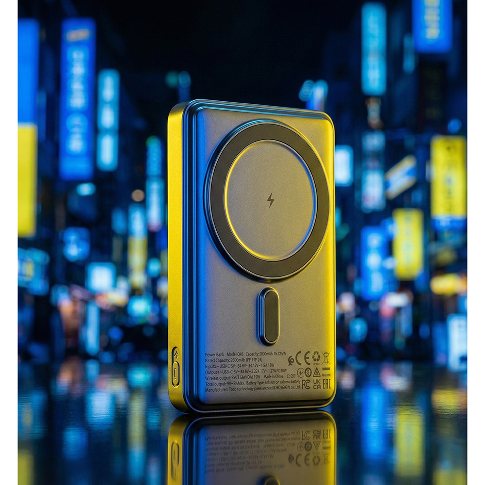 Замовити Powerbank HOCO Q46 Title 5000mAh PD20W Magnetic Grey (714988)