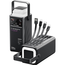 Powerbank Y-Kryptone GT-56 LED LAMP 50000 mAh QC3.0 22.5W Super Fast Charge Black (YK-GT56-B)