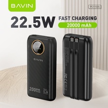Powerbank BAVIN PC1153S 20000 mAh 22.5W Fast Charging Black (Y-PC1153S-BK)