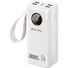 Powerbank BAVIN PC1155S 30000 mAh 22.5W Fast Charging White (Y-PC1155S-WH)