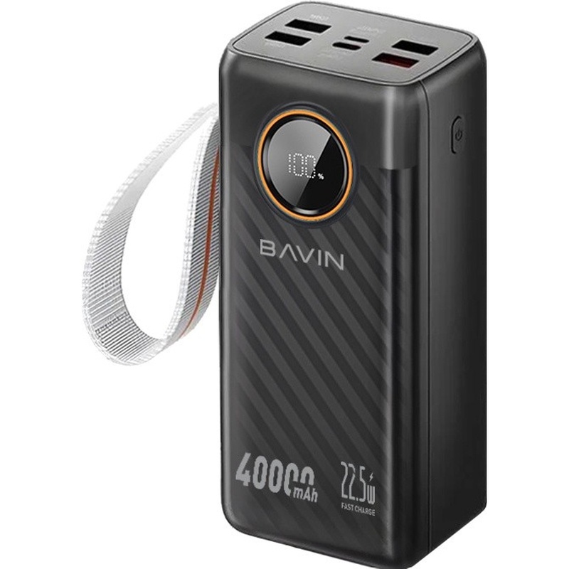 Powerbank BAVIN PC1156S 40000 mAh 22.5W Fast Charging Black (Y-PC1156S-BK)