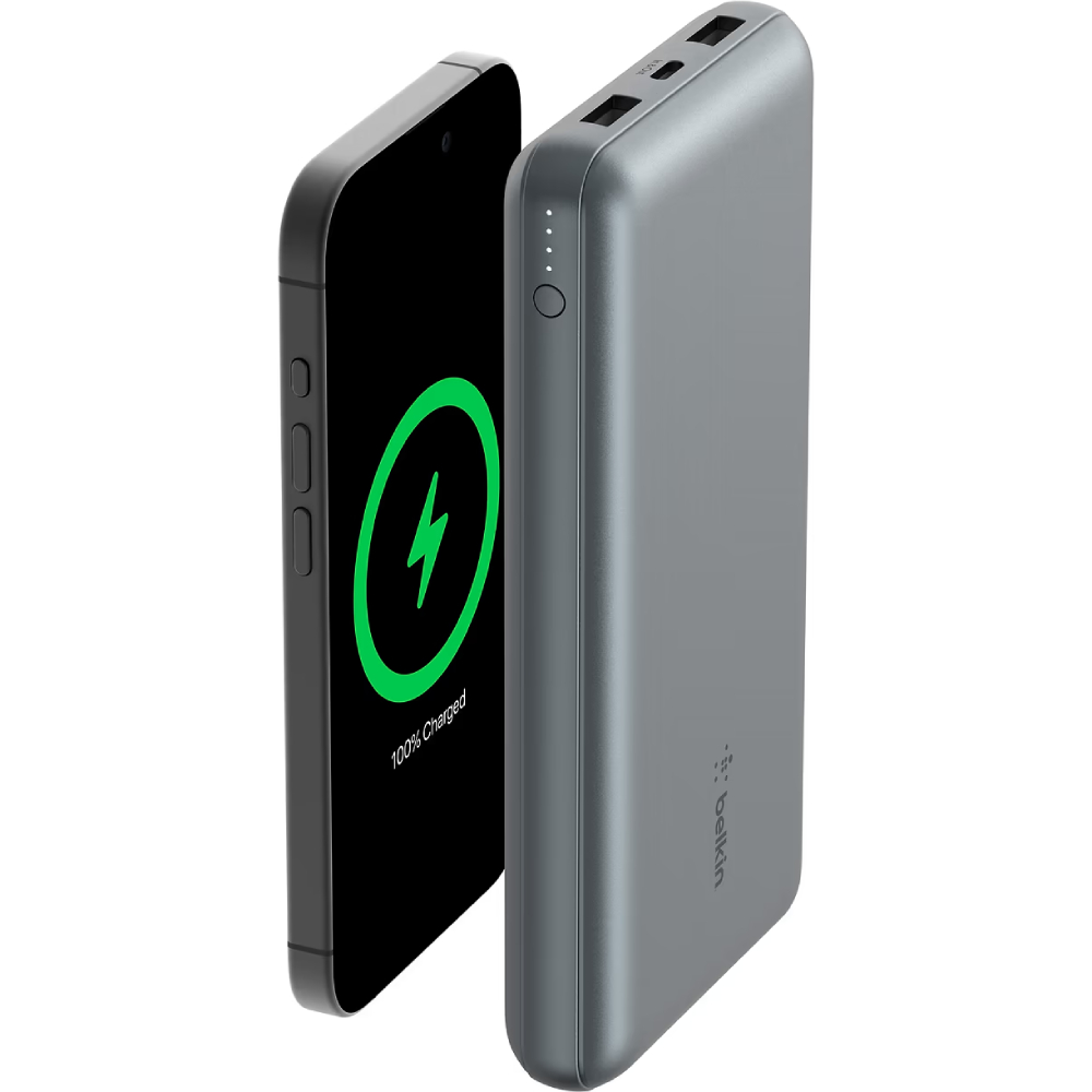 Фото Powerbank BELKIN 10000 mAh 15 Вт Gray (BPB011BTGY)