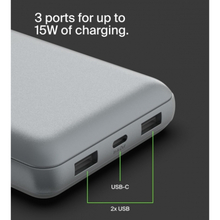 Powerbank BELKIN 20000 mAh 15 Вт Gray (BPB012BTGY)