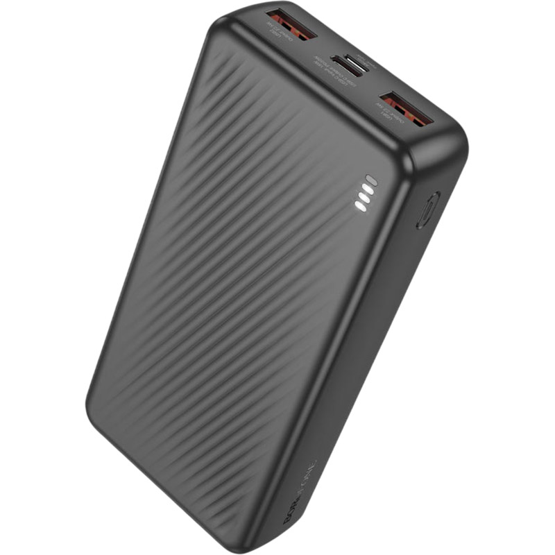 Powerbank BOROFONE 20000mAh BJ56A Graceful PD20W + QC22.5W Black (714989)
