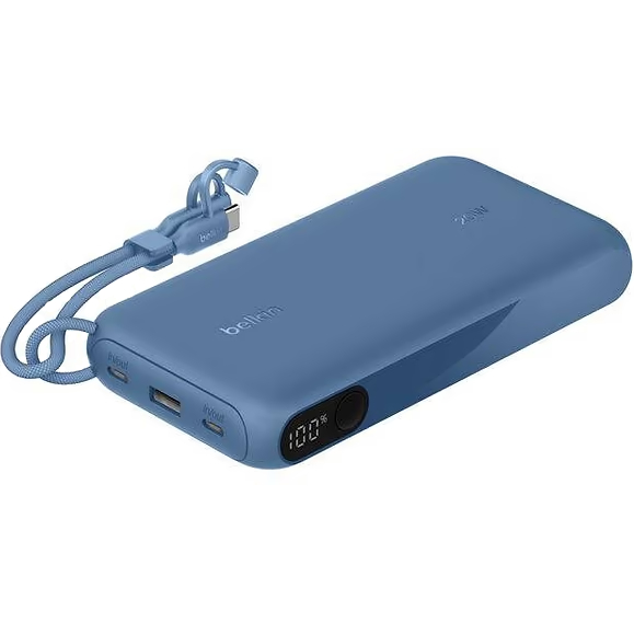 Зовнішній вигляд Powerbank BELKIN 20000 mAh 20 Вт Blue (BPB028HQBL)