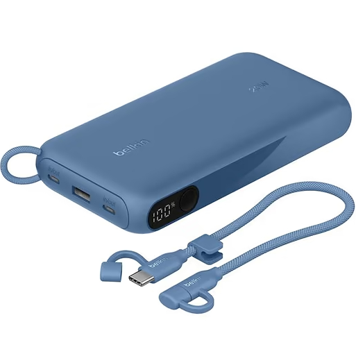 Powerbank BELKIN 20000 mAh 20 Вт Blue (BPB028HQBL) Вхідний роз'єм USB Type-C