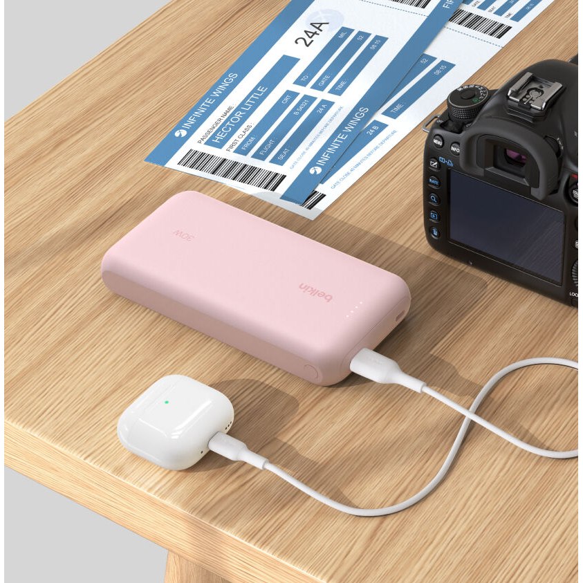 Фото Powerbank BELKIN 20000 mAh 30 Вт Pink (BPB024HQPK)