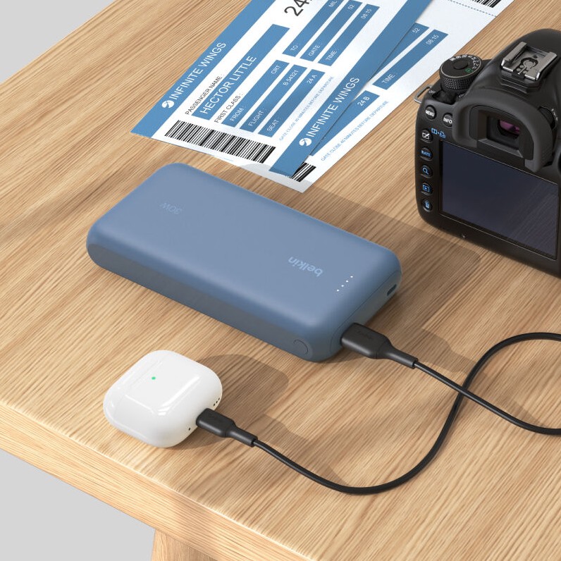 Зображення Powerbank BELKIN 20000 mAh 30 Вт Blue (BPB024HQBL)