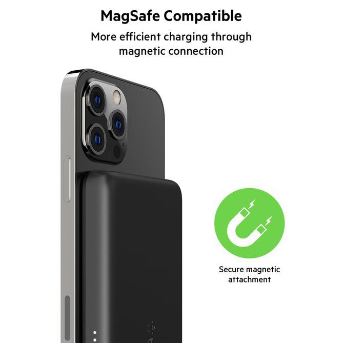 Покупка Powerbank BELKIN 2500 mAh 7.5 Вт Magnetic Black (BPD002BTBK)