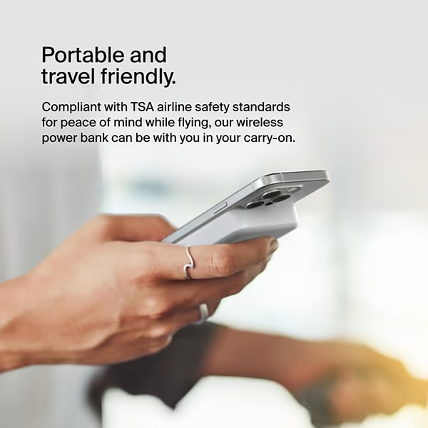 В Украине Powerbank BELKIN 8000 mAh 15 Вт Magnetic Qi2 White (BPD007BTWH)