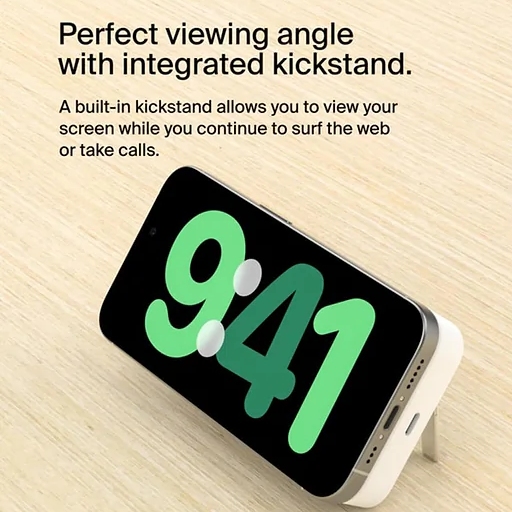 Изображение Powerbank BELKIN 8000 mAh 15 Вт Magnetic Qi2 White (BPD007BTWH)