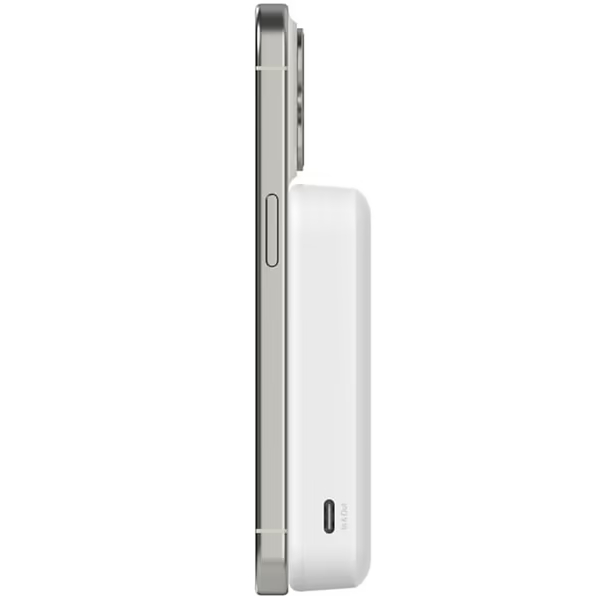 Powerbank BELKIN 8000 mAh 15 Вт Magnetic Qi2 White (BPD007BTWH) Тип аккумулятора Li-Ion