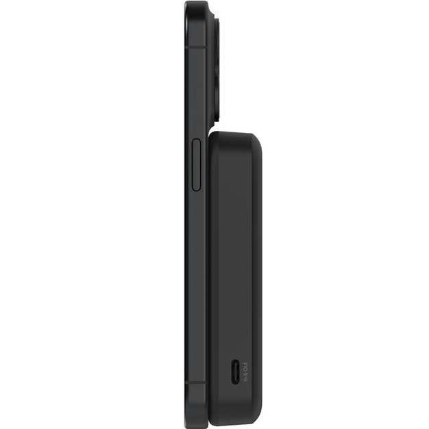 Внешний вид Powerbank BELKIN 8000 mAh 15 Вт Magnetic Qi2 Black (BPD007BTBK)