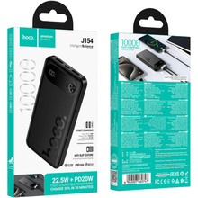 Powerbank HOCO J154 Victorious 10000mAh PD20W + QC22.5W Black (714991)