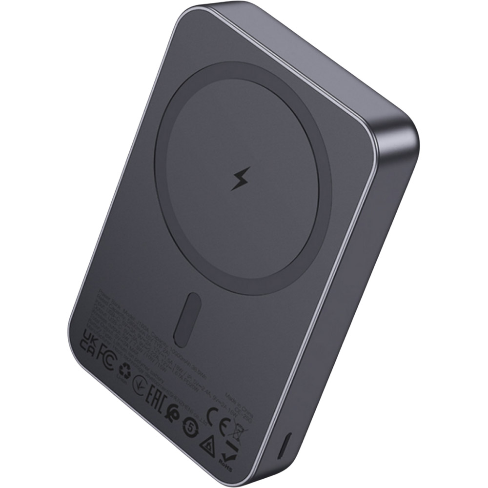 Powerbank HOCO J160A Original 10000mAh PD20W Magnetic (MagSafe compatible) Metal Gray (714992) Торговая марка HOCO