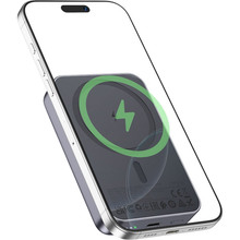 Powerbank HOCO J160A Original 10000mAh PD20W Magnetic (MagSafe compatible) Metal Gray (714992)