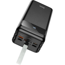 Powerbank HOCO J86B Electric 60000mAh PD20W/QC22.5W + LCD + Lamp Black (714993)