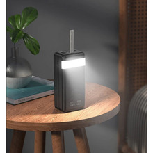 Powerbank HOCO J86B Electric 60000mAh PD20W/QC22.5W + LCD + Lamp Black (714993)