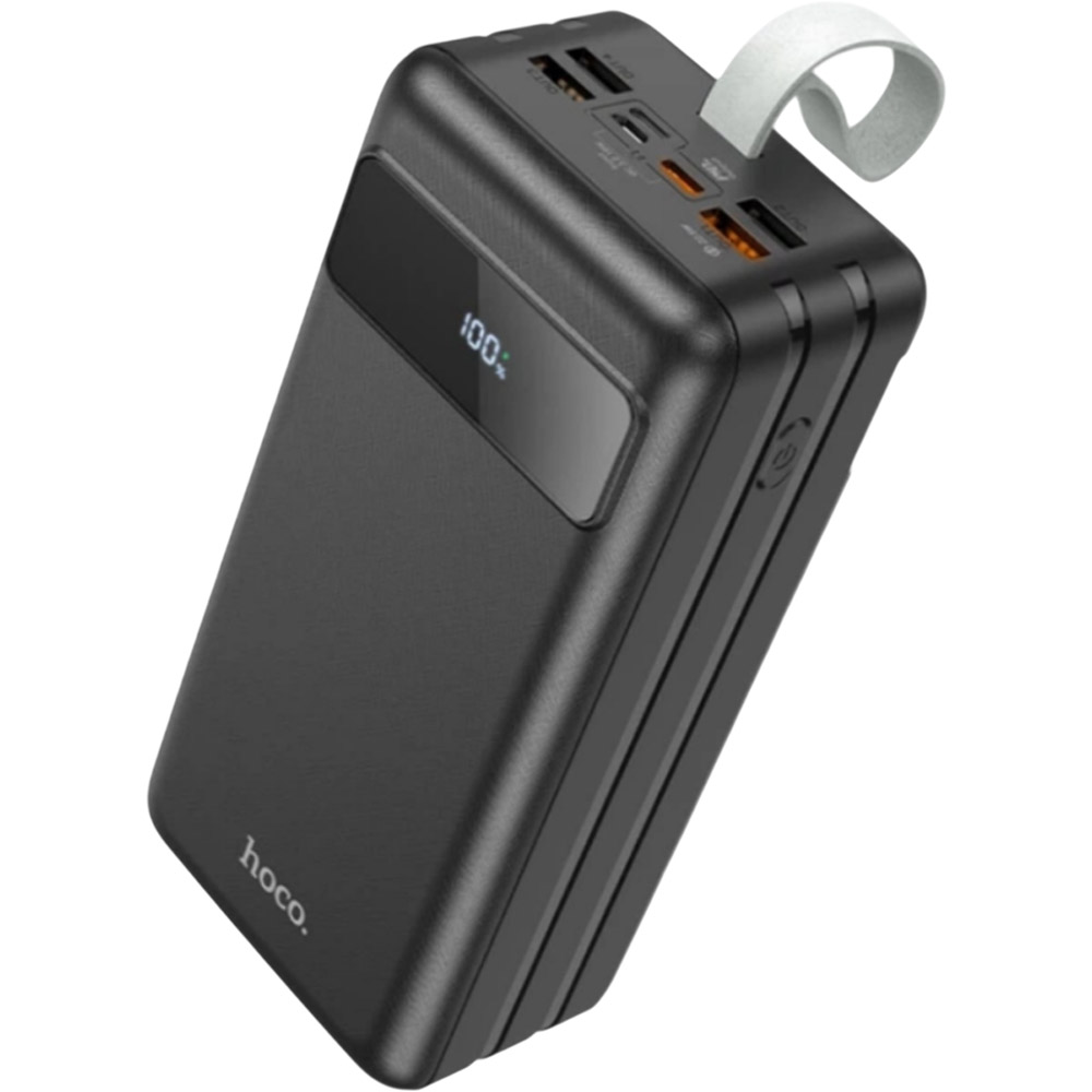 Powerbank HOCO J86B Electric 60000mAh PD20W/QC22.5W + LCD + Lamp Black (714993) Торгова марка HOCO
