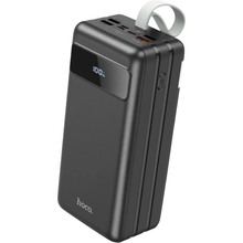Дніпро купити Powerbank HOCO J86B Electric 60000mAh PD20W/QC22.5W + LCD + Lamp Black (714993)