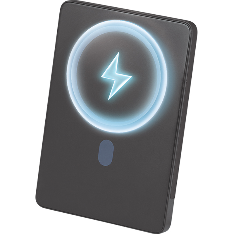 Powerbank BREVIA ePower LCD 5000mAh MagSafe SuperSlim PD20W, Qi15Wl Black (45520MSB)