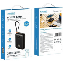 Powerbank VEGER K3 PD QC3.0 35W 30000 mAh black (W2018)