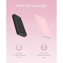 Powerbank CHARMAST W2002C 26800mAh 15W Pink