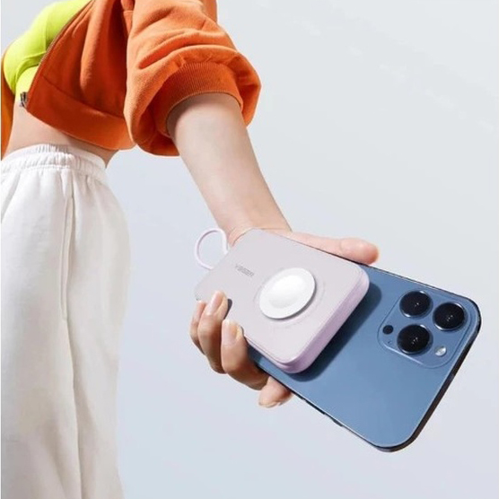 Powerbank VEGER V1171 10000mAh 20W Pink Вихідні роз'єми інтерфейси Lightning