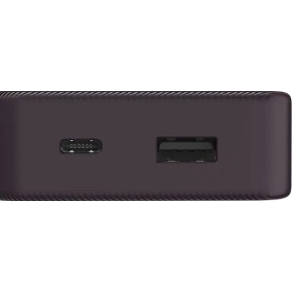 Powerbank HAMA 10000mAh 15W Plum Входной разъем USB Type-C