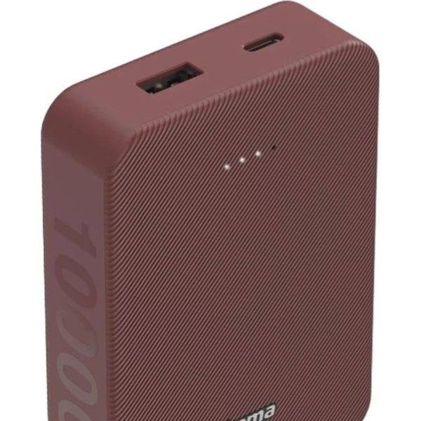 Powerbank HAMA 10000mAh 15W Red Емкость 10000