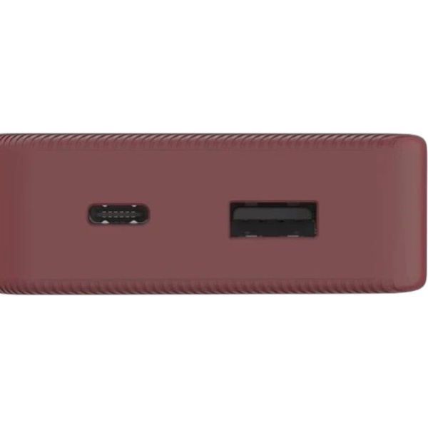 Powerbank HAMA 10000mAh 15W Red Входной разъем USB Type-C