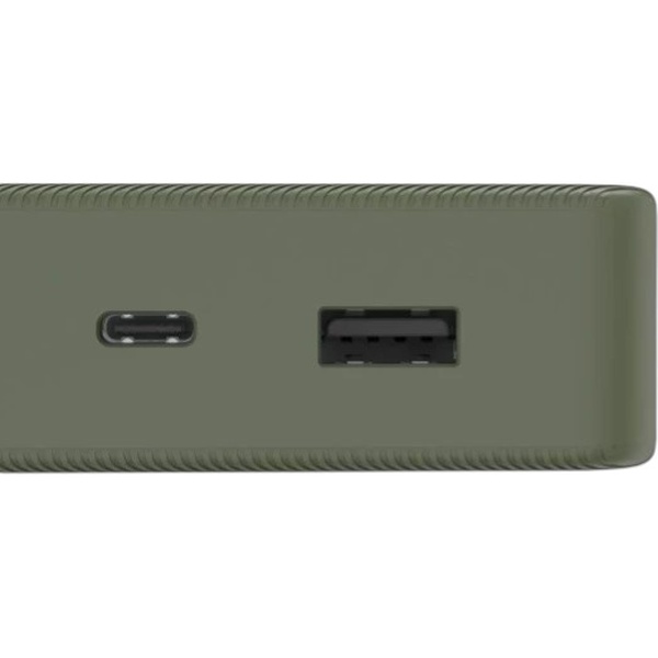 Powerbank HAMA 20000mAh 15W Green Входной разъем USB Type-C