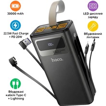 Powerbank HOCO DB58 Plentiful 30000mAh 22.5W Black (715030)