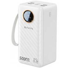 Powerbank BAVIN PC1157S 50000 mAh White (Y-PC1157S-WH)