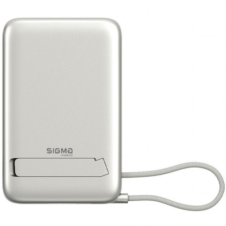 Powerbank SIGMA X-power SI10A8QL-MAG 10000 mah 22.5W Silver (4827798161012) Торговая марка SIGMA