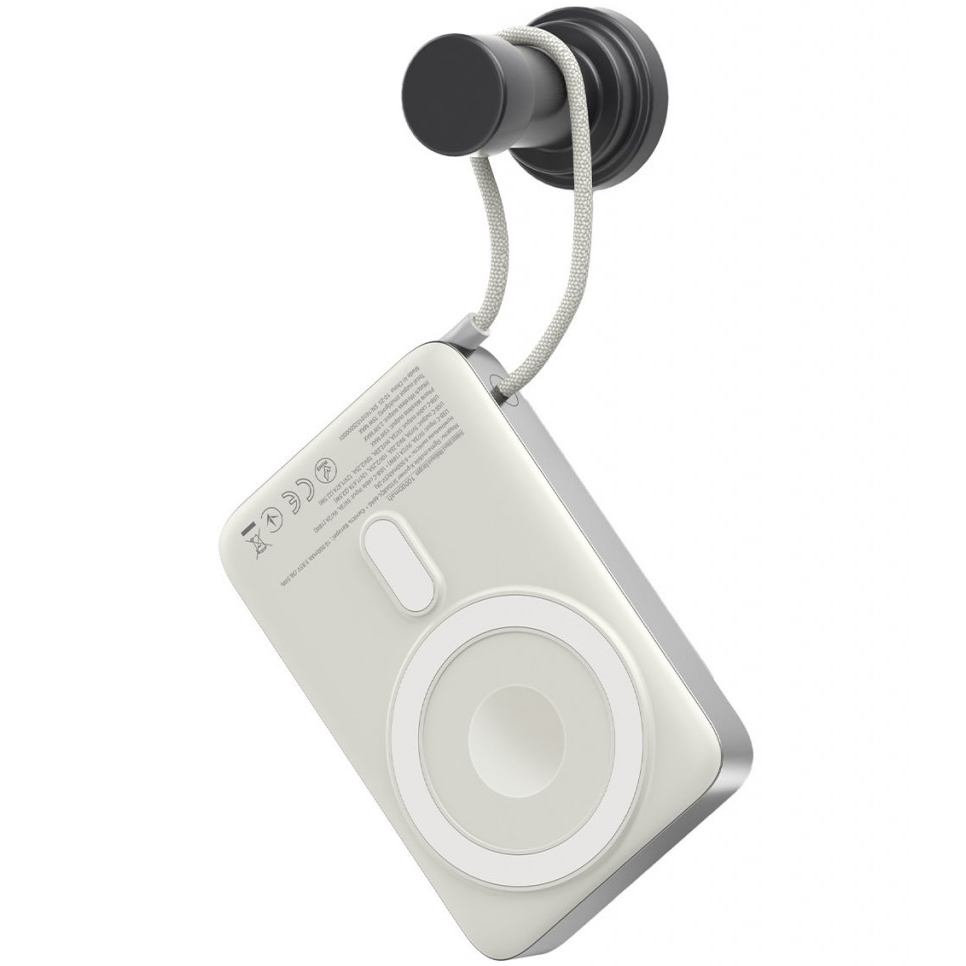 Внешний вид Powerbank SIGMA X-power SI10A8QL-MAG 10000 mah 22.5W Silver (4827798161012)