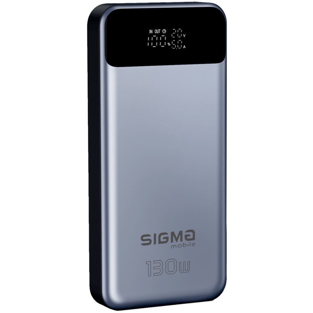 Powerbank SIGMA X-power SI30A7QLX 30000 mah 130W Silver (z4827798479117) Торговая марка SIGMA