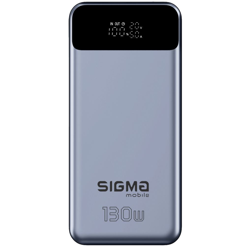 Powerbank SIGMA X-power SI30A7QLX 30000 mah 130W Silver (z4827798479117)