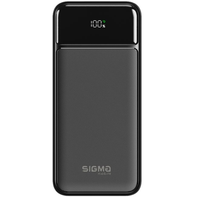Powerbank SIGMA X-power SI30A4QL 30000 mah 20W Black (4827798787311)