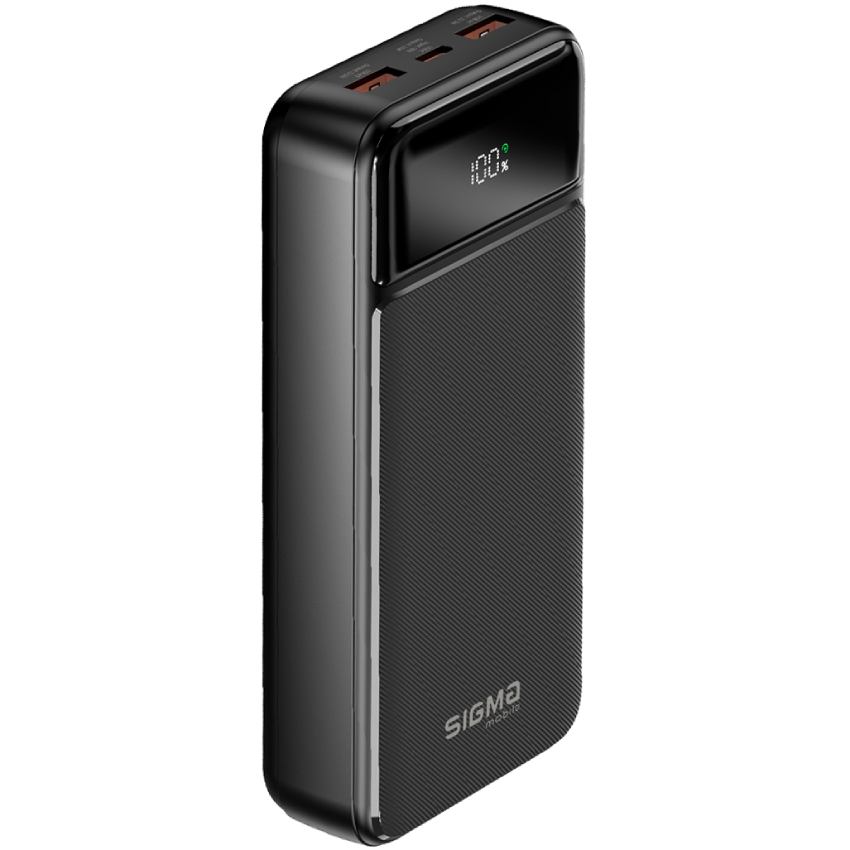 Powerbank SIGMA X-power SI20A4QL 20000 mah 20W Black (4827798799710) Тип аккумулятора Li-Pol
